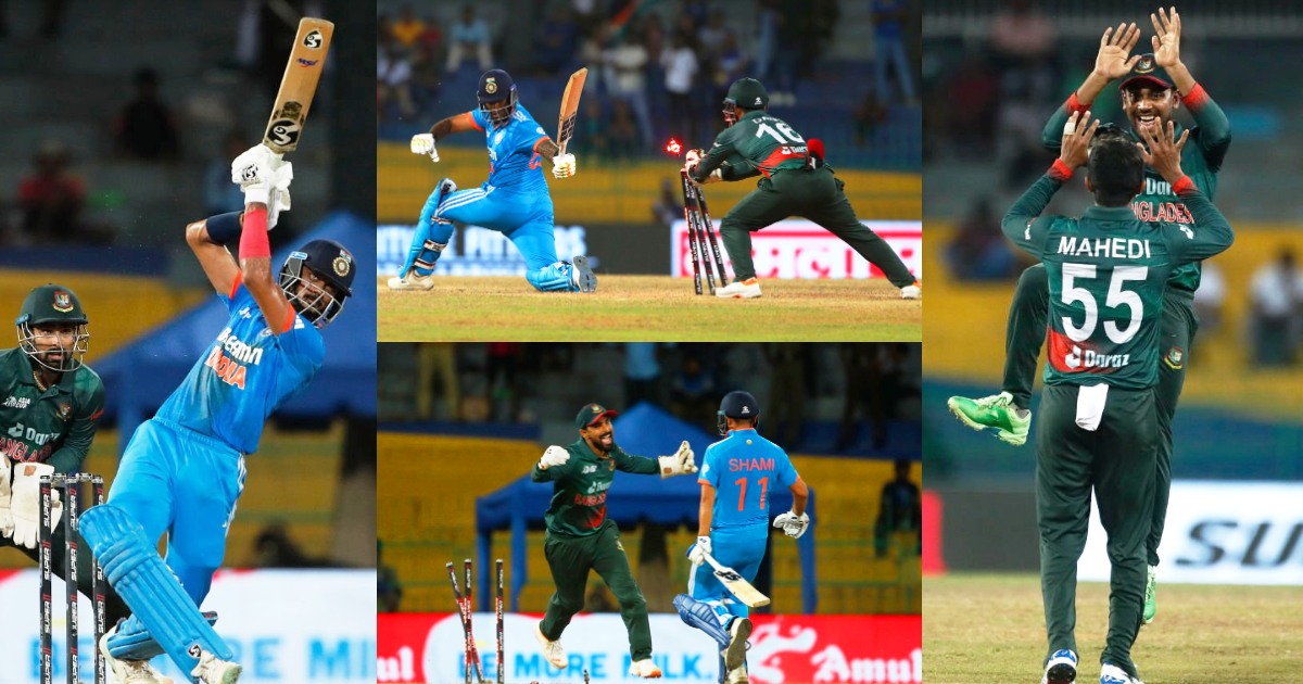 Team India Lost While Fighting Axar Patel Tremendous Knock Goes In Vain Bangladesh Beat India By 6 Runs