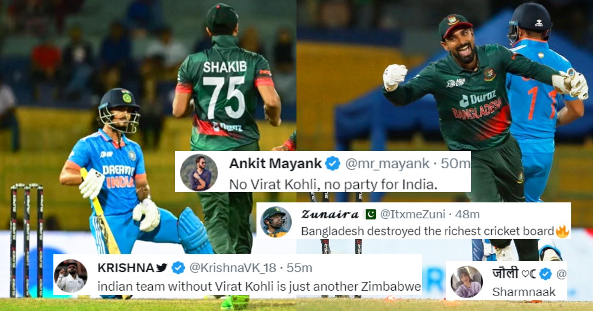 Team India Suffered A Disappointing Loss Against Bangladesh Netizens Slammed On Internet
