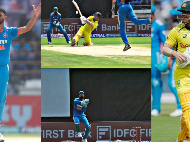 Ind Vs Aus Prasidh Krishna Trapped David Warner Dismissed Him On An Easy Delivery Watch Video