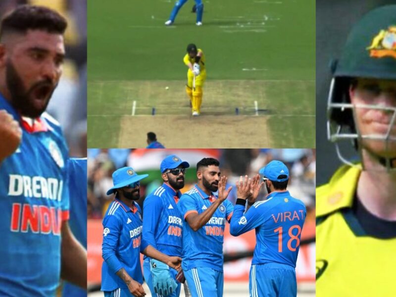 Mohammed Siraj Got Steve Smith On A Slower One Delivery Australian Batsman Refused To Take Review Video Viral