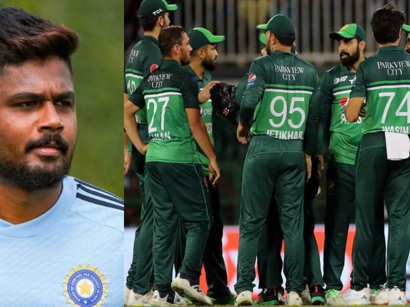 Sanju Samson Seen Meeting Pakistani Players Before World Cup 2023