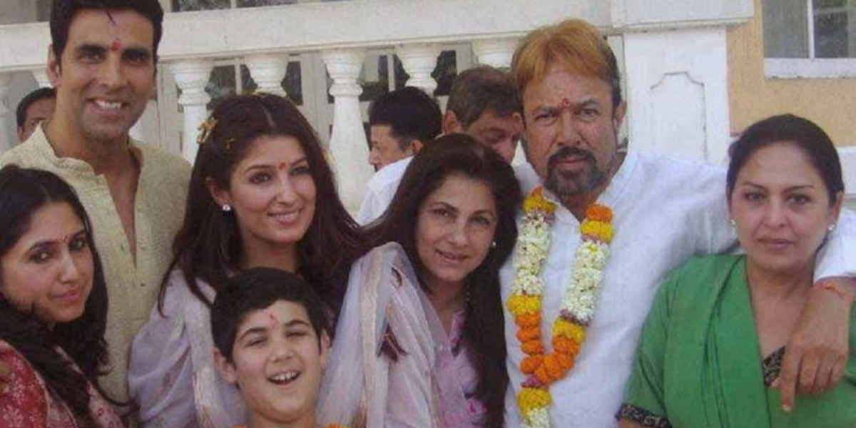 राजेश खन्ना अपने परिवार के साथ