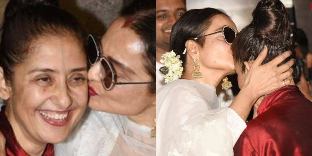 रेखा इन 7 बॉलीवुड सितारों को देख हो गईं थी बेकाबू, सरेआम कर दिया था किस, तस्वीरें देखकर आप भी शर्म से हो जाएंगे पानी-पानी 2 मनीषा कोईराला-रेखा