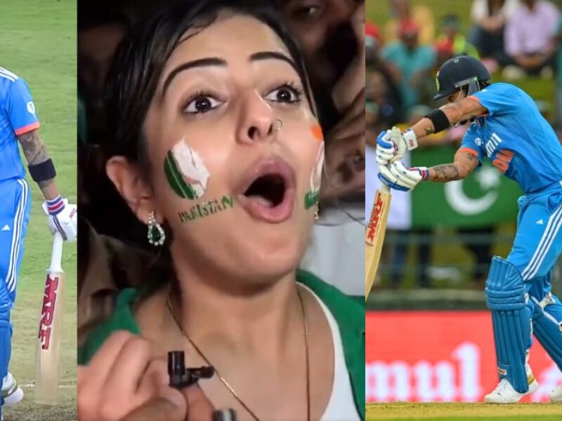 Female Fan Clashed With Her Own Country Pakistan To Support Virat Kohli, Video Went Viral
