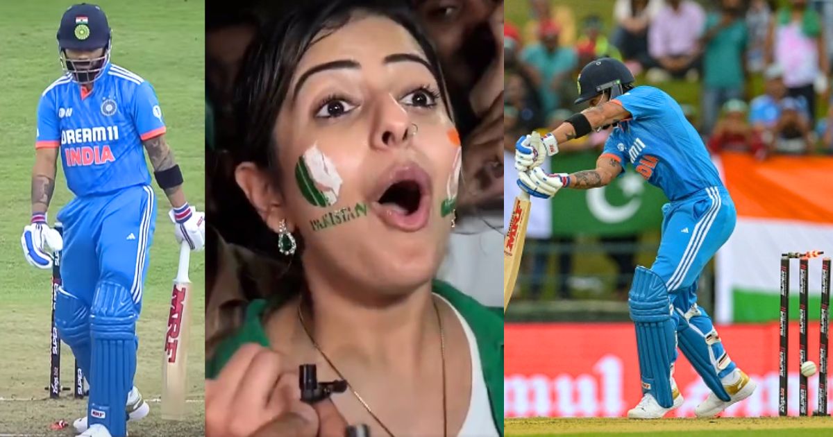 Female Fan Clashed With Her Own Country Pakistan To Support Virat Kohli, Video Went Viral