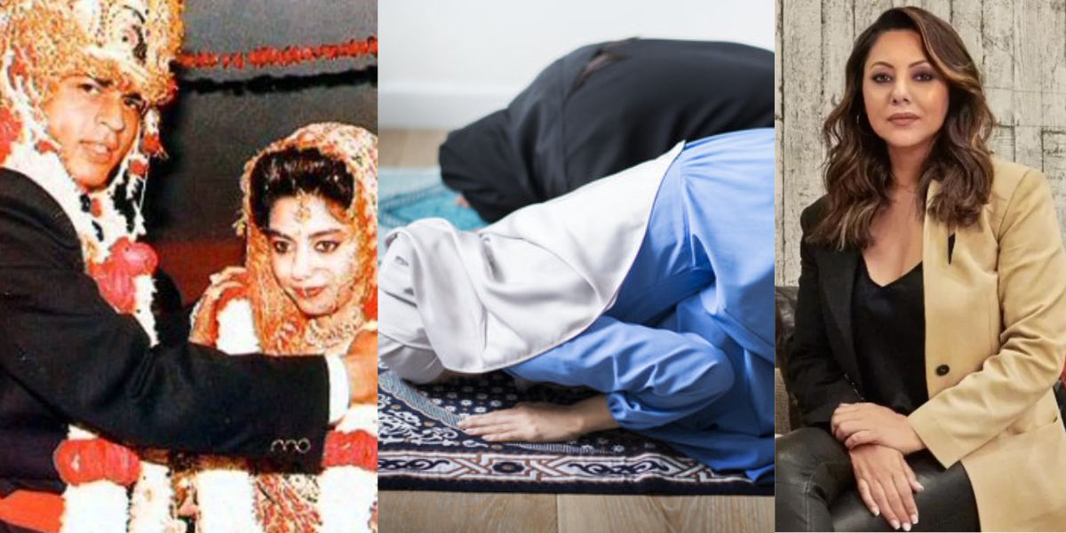 Shah-Rukh-Khan-Forced-Gauri-To-Wear-Burqa-And-Read-Namaz-After-Marriage
