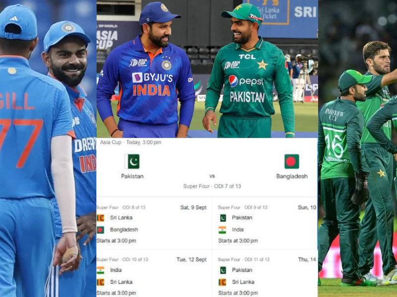 Schedule Of Super-4 Of Asia Cup 2023 Released, There Will Be So Many Matches Between India And Pakistan