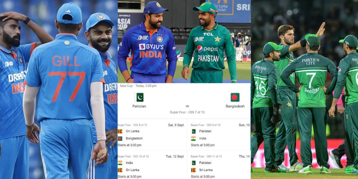 Schedule Of Super-4 Of Asia Cup 2023 Released, There Will Be So Many Matches Between India And Pakistan