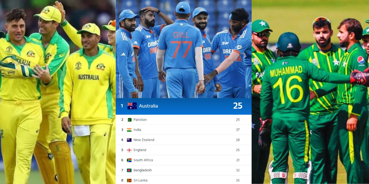 Icc Ranking: Australia Snatches The Number 1 Crown From Pakistan, Know The Condition Of India