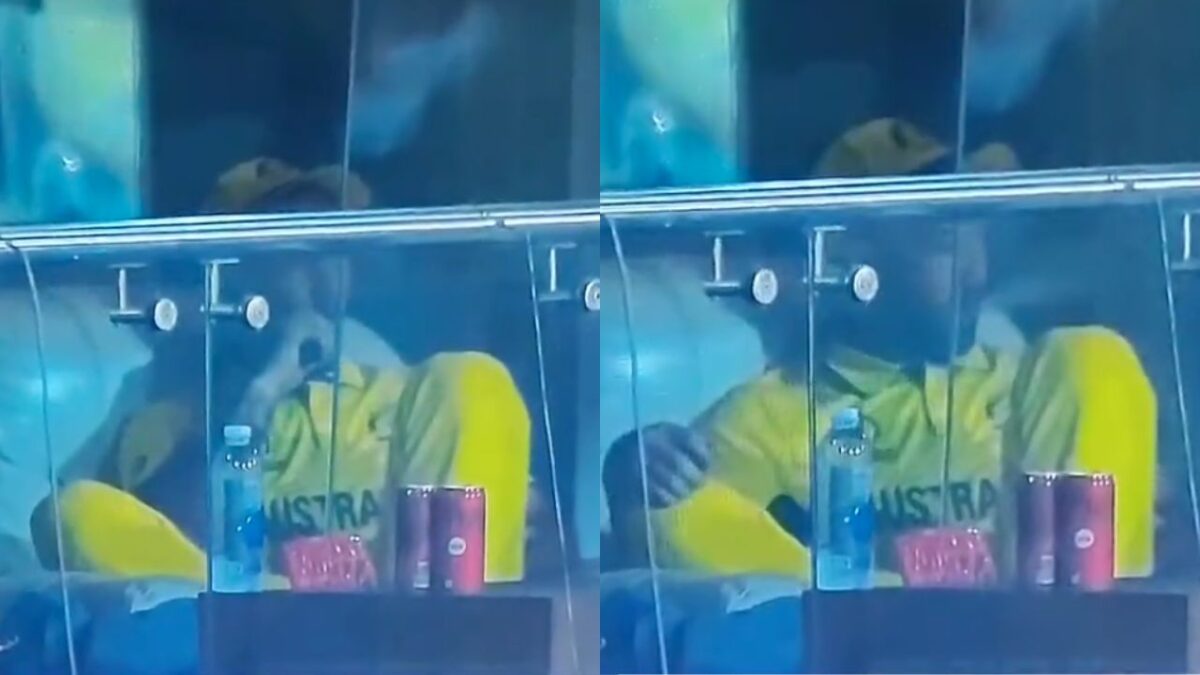 Australian-Player-Glenn-Maxwell-Was-Seen-Smoking-In-The-Dressing-Room-During-The-Match