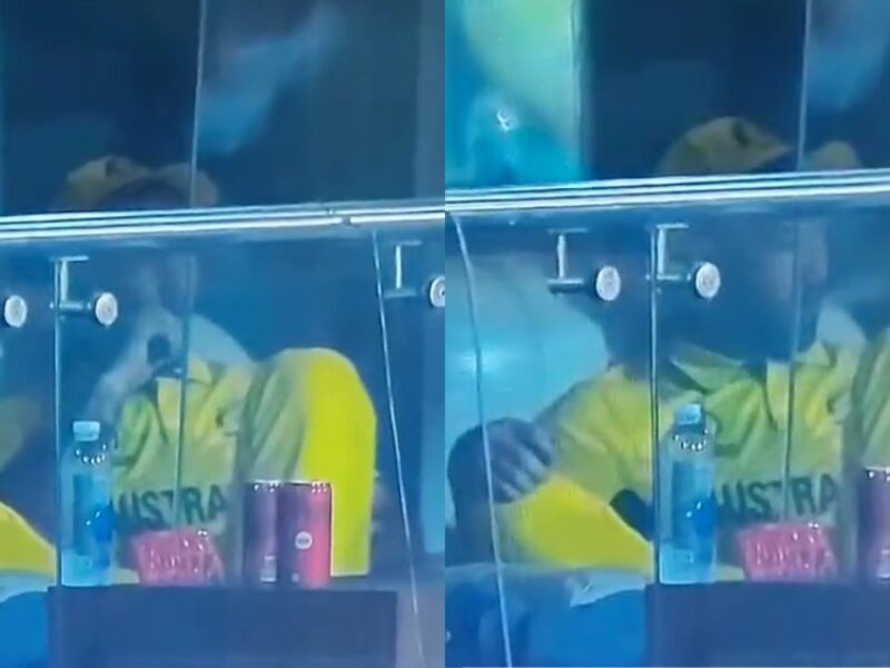 Australian-Player-Glenn-Maxwell-Was-Seen-Smoking-In-The-Dressing-Room-During-The-Match