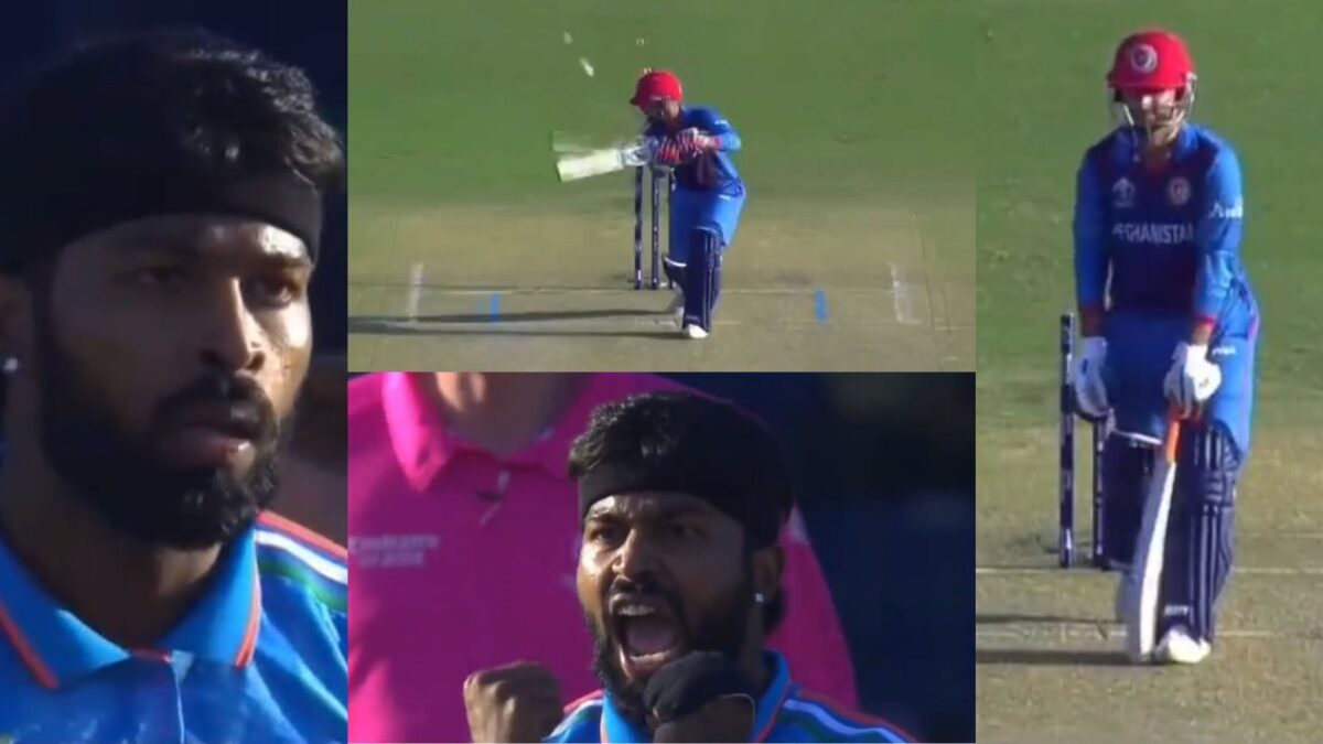 Hardik Pandya Showed Anger After Taking The Wicket Of Zamtullah Umarzai