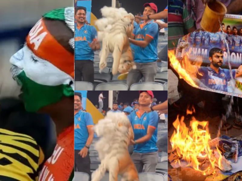 The Mischievous Indian Fans Abused The Bangladeshi Fan After The Match