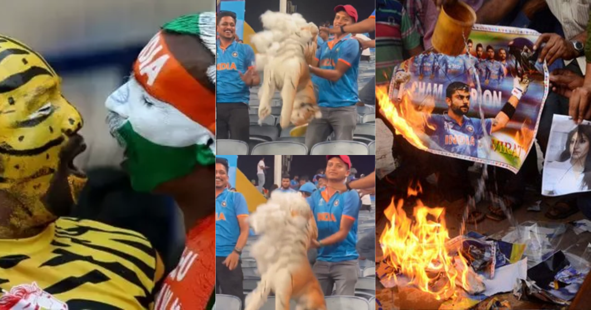 The Mischievous Indian Fans Abused The Bangladeshi Fan After The Match