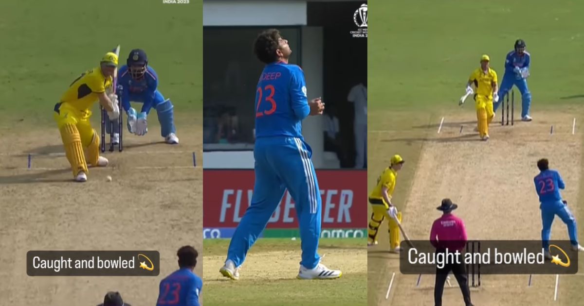 Kuldeep Yadav Dismissed David Warner, Video Went Viral