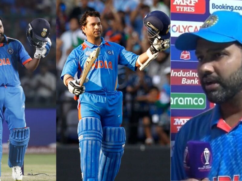 Rohit Sharma Gave This Statement After Breaking Sachin Tendulkar'S Record
