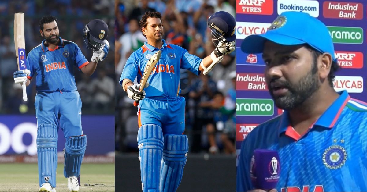 Rohit Sharma Gave This Statement After Breaking Sachin Tendulkar'S Record