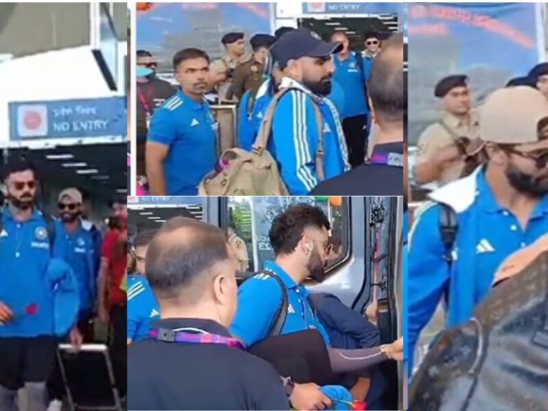 Team India Reached Dharamshala Before Ind Vs Nz Match, Video Went Viral