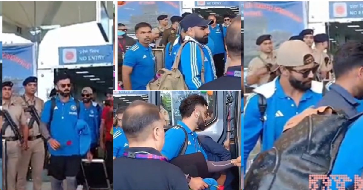 Team India Reached Dharamshala Before Ind Vs Nz Match, Video Went Viral