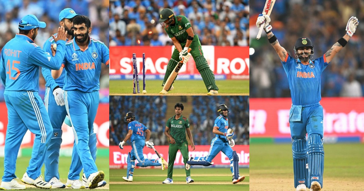 Ind Vs Ban Team India Beat Bangladesh By 7 Wickets Virat Kohli Finished The Match By Hitting Six