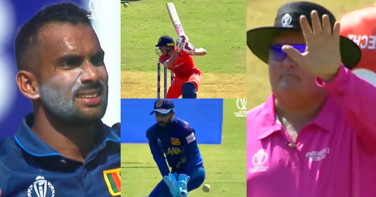 No Wide No No Ball No Ball Hitting The Bat Still The Umpire Gave 5 Runs Strange Incident In Ned Vs Sl Match