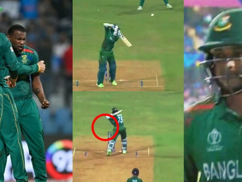 Shakib Al Hasan Lost His Temper After Getting Out Hit His Bat On The Wickets Video Went Viral