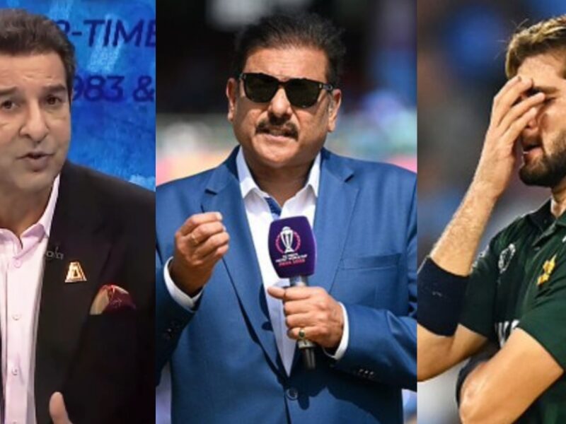 Ravi Shastri'S Statement On Shaheen Afridi Created An Uproar, Wasim Akram Retaliated And Gave A Controversial Statement