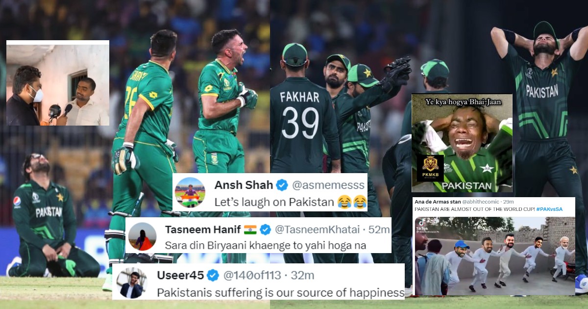 Pakistan Suffered A Crushing Defeat By South Africa Indian Fans Trolled Them Heavily On Social Media