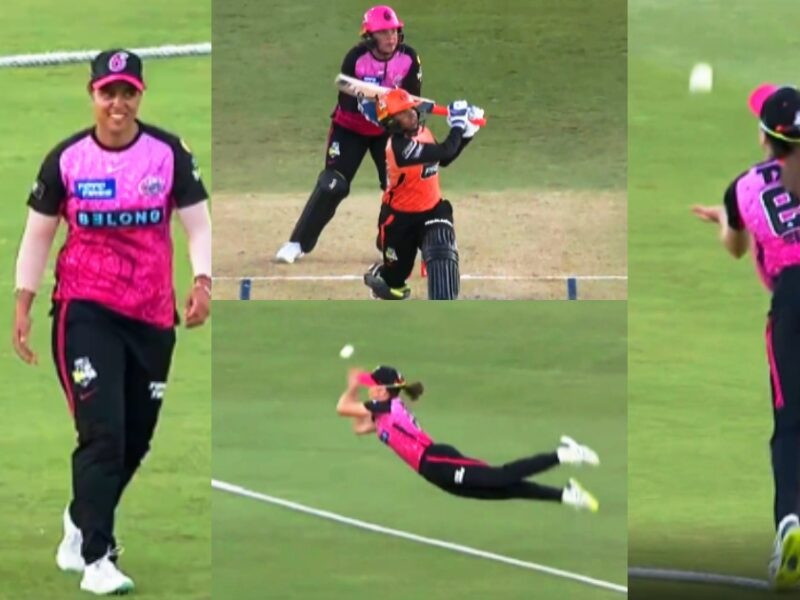 Erin Burns Displayed An Astonishing Effort In Field Wbbl09