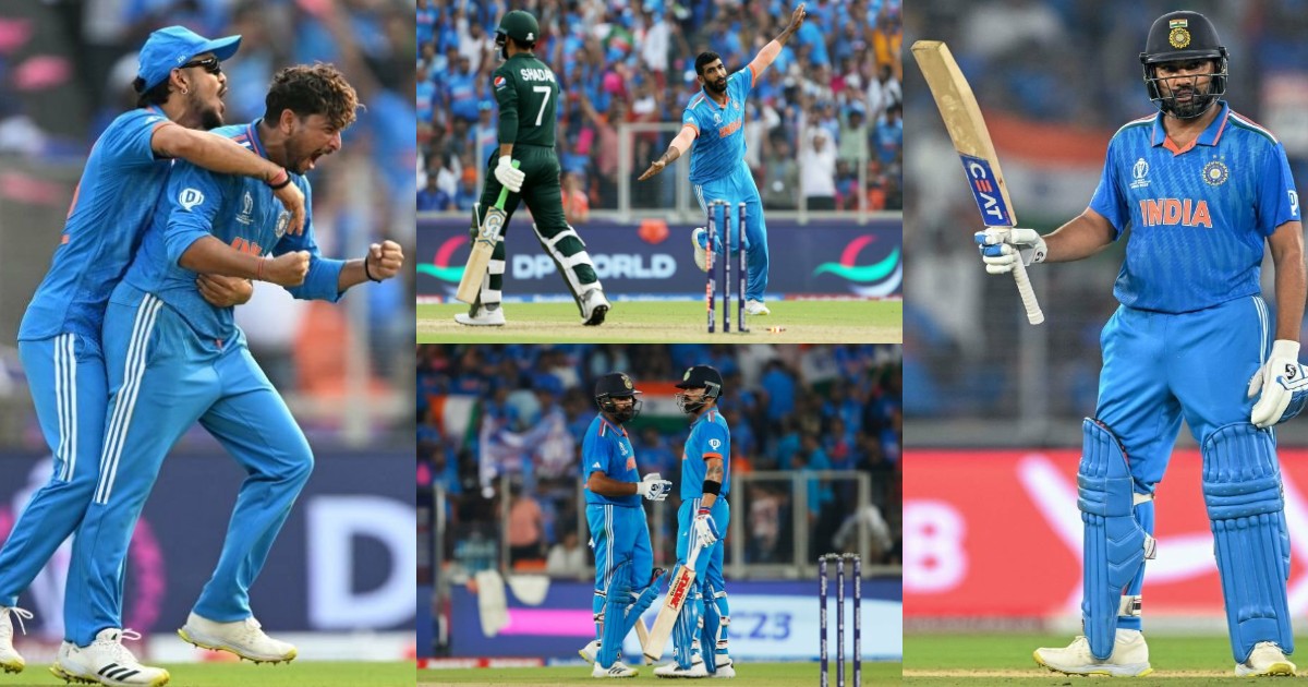 India Defeated Pakistan By 7 Wickets First Bowlers Dominated Then Rohit Sharma Played Outstanding Knock