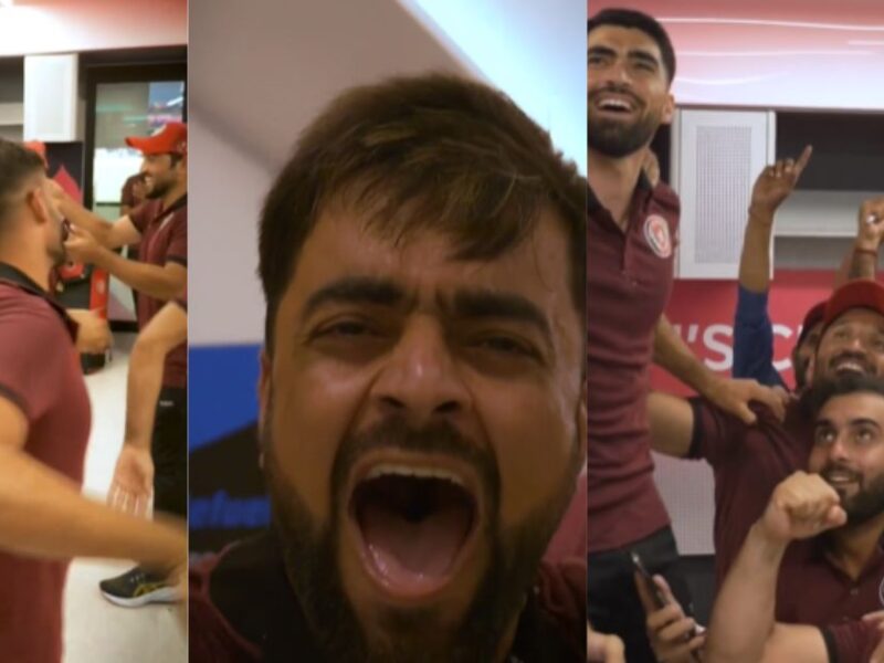 Pak-Vs-Afg-After-Defeating-Pakistan-Afghan-Cricketers-Danced-Fiercely-In-The-Dressing-Room