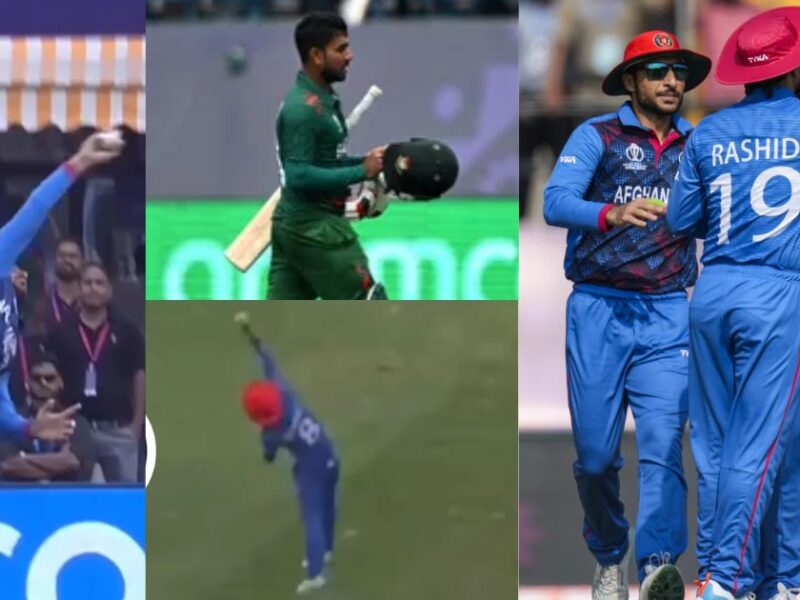 Rahmat Shah Took The Most Amazing Catch Of World Cup 2023, Video Went Viral