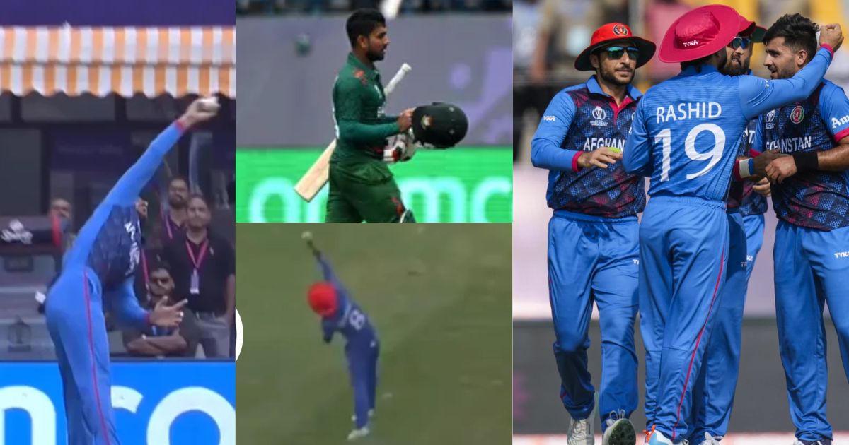 Rahmat Shah Took The Most Amazing Catch Of World Cup 2023, Video Went Viral
