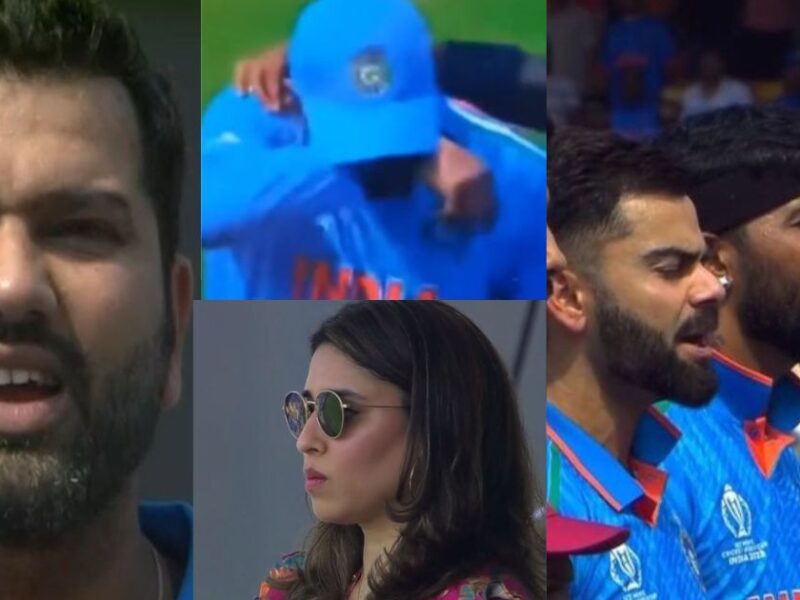 Rohit Sharma And Virat Kohli Became Emotional During The National Anthem, Video Went Viral