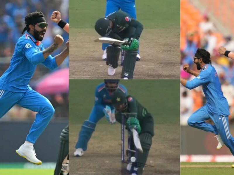 Video: Ravindra Jadeja Dismissed Haris Rauf With A Magic Ball, Video Went Viral