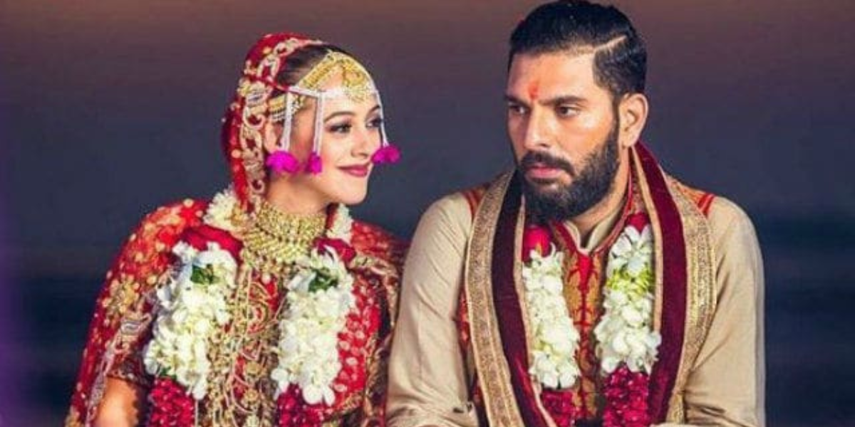 Hazel Keech-Yuvraj Singh