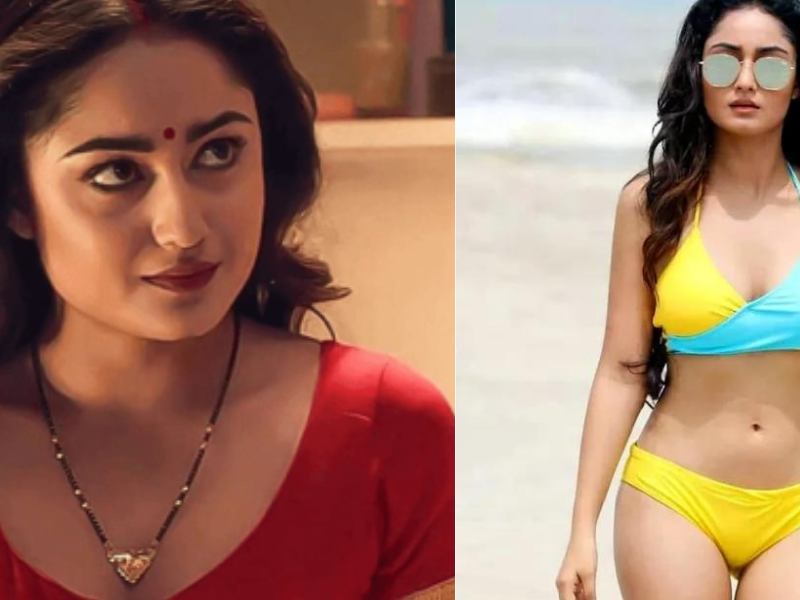 Tridha-Choudhary-Of-The-Web-Series-Ashram-Shared-A-Video-Wrapped-In-A-Towel