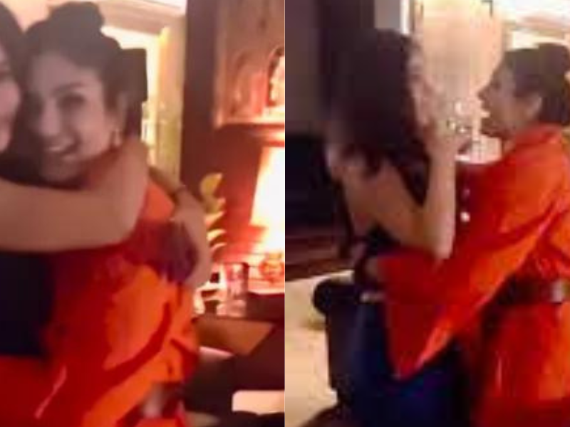 Raveena-Tondon-Was-Seen-Dancing-With-Daughter-Rasha-On-Her-49Th-Birthday