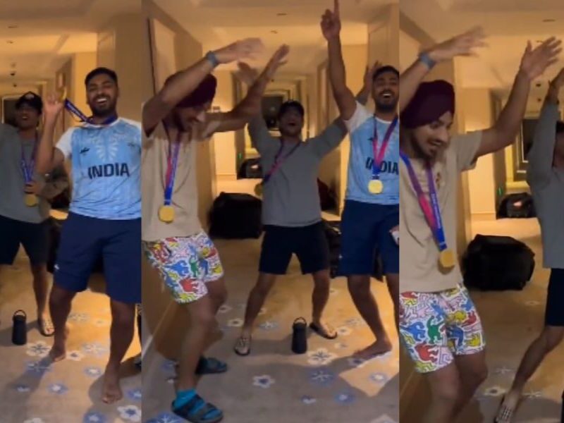 Team India Celebrated After Winning The Gold Medal, Video Went Viral