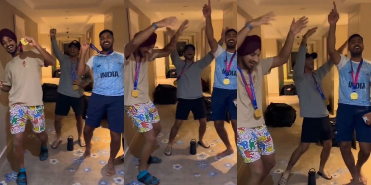 Team India Celebrated After Winning The Gold Medal, Video Went Viral