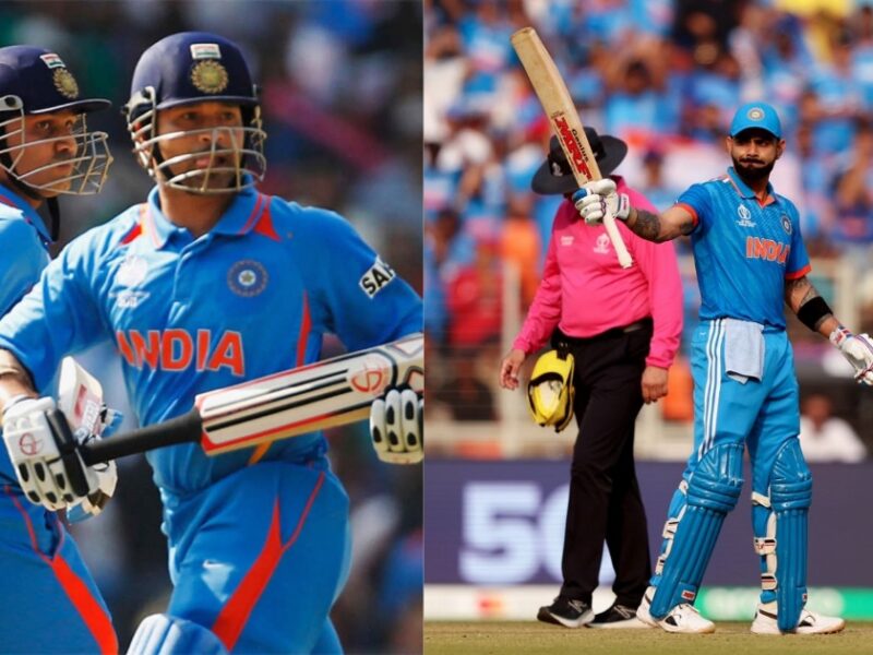 Virat Kohli Became The Second Batsman To Score The Most Runs In The World Cup By Scoring A Half-Century
