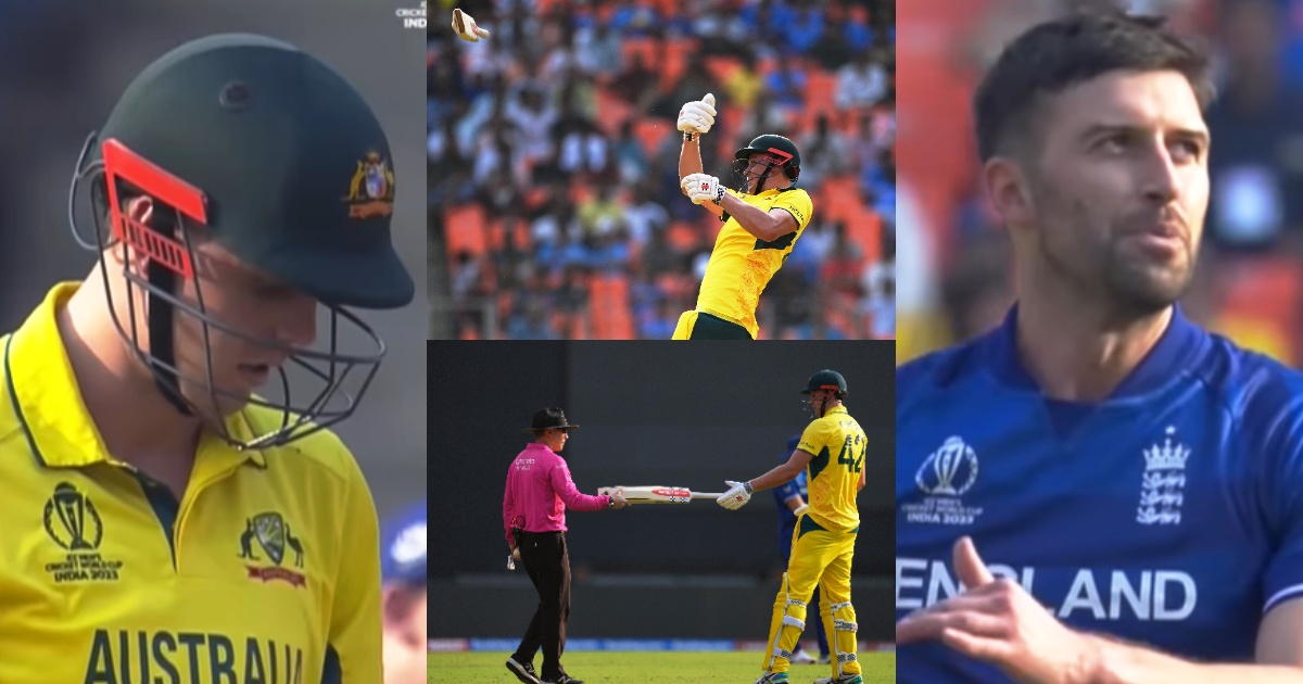There Was A Stir In The Australia-England Match Cameron Green Lost His Bat Narrowly Missed The Umpire