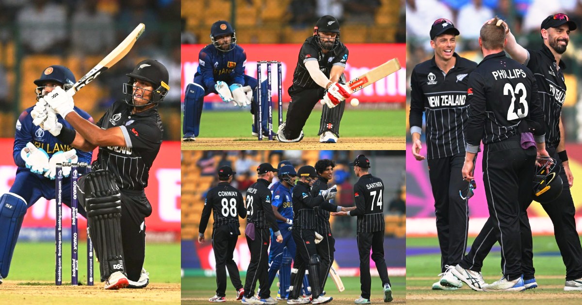 New Zealand Defeated Sri Lanka In A One-Sided Manner Confirmed Place For The Semi-Finals