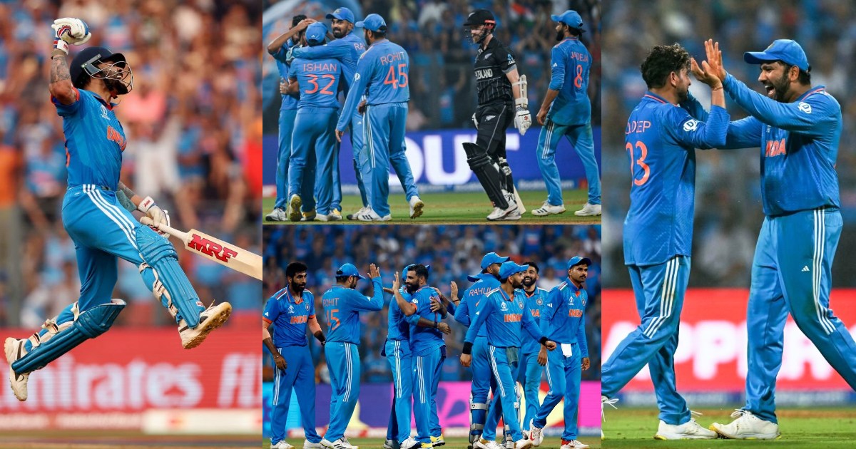 Team India Broke New Zealand'S Pride Defeated Them By 70 Runs Into The Finals Now