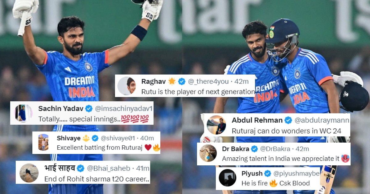 Ruturaj Gaikwad Scored Fastest Century Against Australia Fans Reacted Like This On Social Media