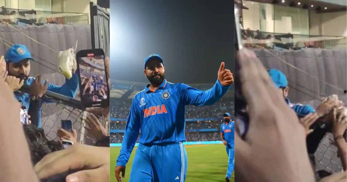 After Sri Lanka Match, Rohit Sharma Gave His Shoes To The Fan, Video Went Viral