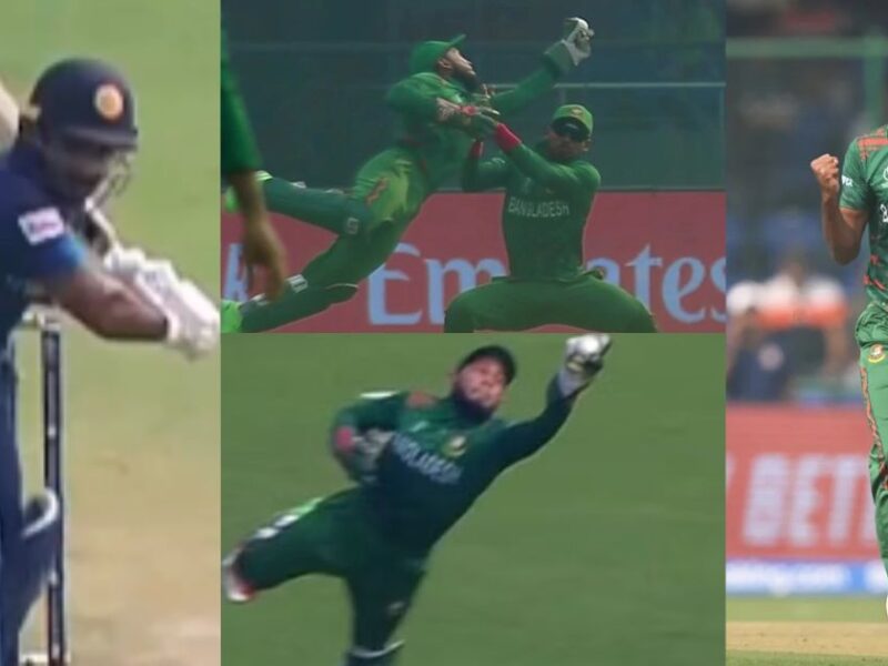 Video: Mushfiqur Rahim Caught A Surprising Catch In The World Cup 2023,