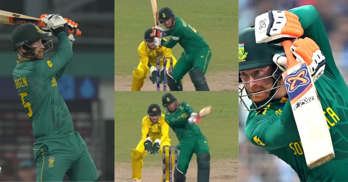 Heinrich Klaasen Hit 2 Big Sixes, The Ball Fell In The Middle Of The Audience, Video