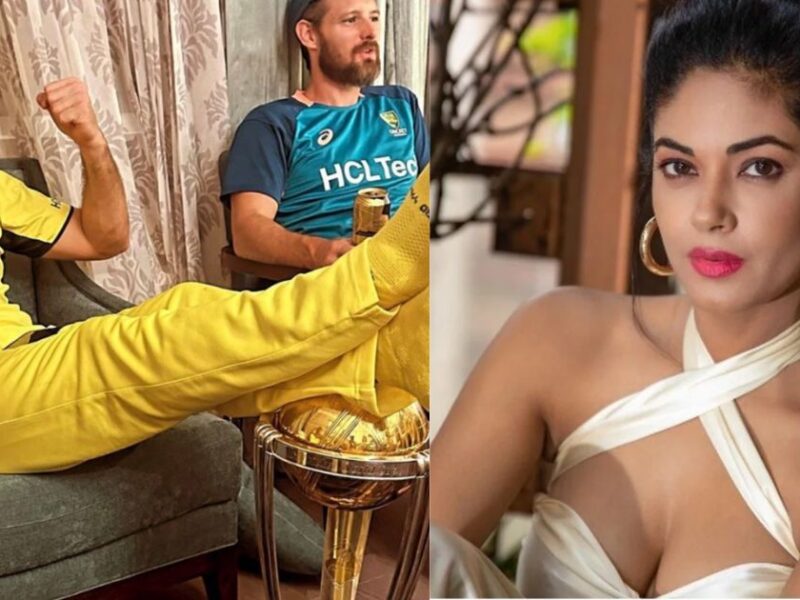 Priyanka Chopra'S Sister Trolled The Australian Cricketer When He Kept The World Cup Under Her Feet.