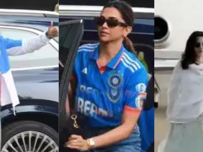 Deepika-And-Ranveer-Reach-Ahmedabad-To-Cheer-Team-India-In-The-World-Cup